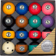 Aramith BBABK Black Pool Ball Set - Billiard and Pool Center