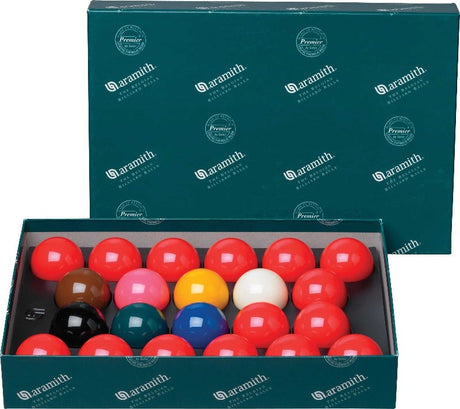 Aramith BBAES2.125 Premier 2 1/8" English Snooker Set - Billiard and Pool Center