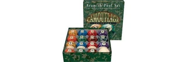 Aramith BBCAM Camouflage Ball Set - Billiard and Pool Center