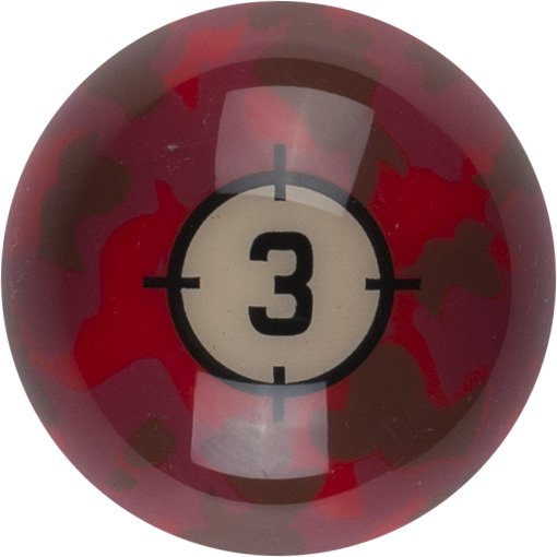 Aramith RBCAM Camouflage Pool Replacement Ball - Billiard and Pool Center
