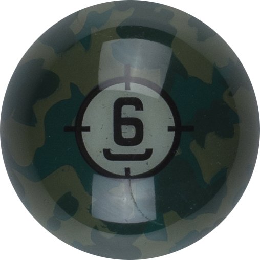 Aramith RBCAM Camouflage Pool Replacement Ball - Billiard and Pool Center