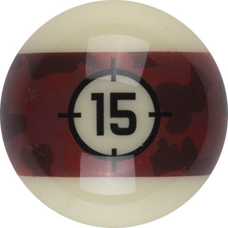 Aramith RBCAM Camouflage Pool Replacement Ball - Billiard and Pool Center