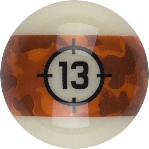 Aramith RBCAM Camouflage Pool Replacement Ball - Billiard and Pool Center