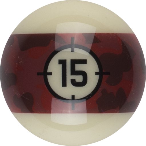 Aramith RBCAM Camouflage Pool Replacement Ball - Billiard and Pool Center