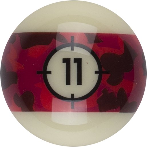 Aramith RBCAM Camouflage Pool Replacement Ball - Billiard and Pool Center