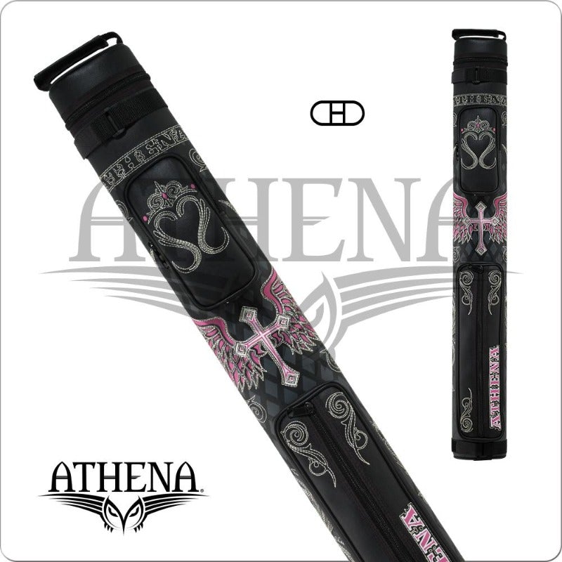 Athena ATHC06 2x2 Hard Embroidered Cue Case - Billiard and Pool Center