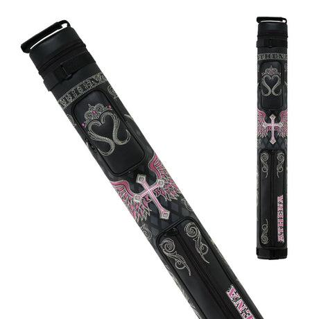 Athena ATHC06 2x2 Hard Embroidered Cue Case - Billiard and Pool Center