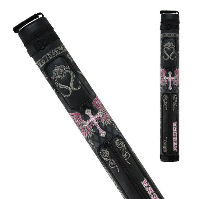 Athena ATHC06 2x2 Hard Embroidered Cue Case - Billiard and Pool Center