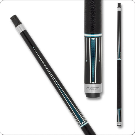 Cuetec Avid Opt-X CT383 Teal Pool Cue - 12.75mm - Billiard and Pool Center