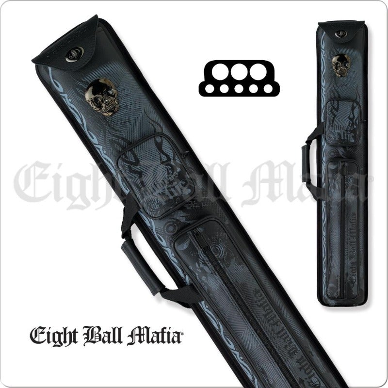 Eight Ball Mafia EBMCNA 3x5 Hard Cue Case - Billiard and Pool Center