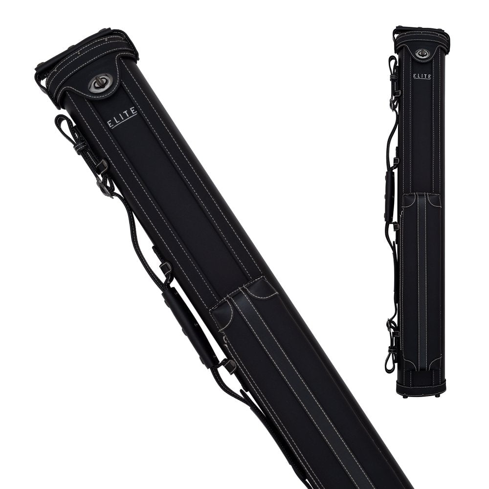 Elite ECV22 2x2 Vintage Leather Cue Case - Billiard and Pool Center