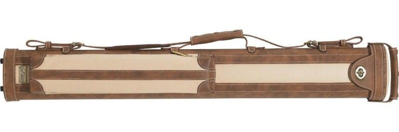 Elite ECV22 2x2 Vintage Leather Cue Case - Billiard and Pool Center