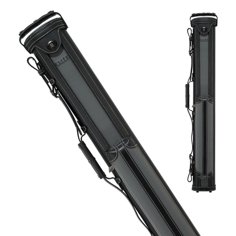 Elite ECV22 2x2 Vintage Leather Cue Case - Billiard and Pool Center