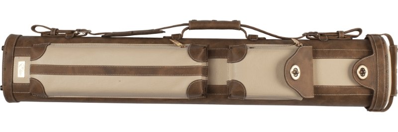 Elite ECV37 3x7 Vintage Leather Cue Case - Billiard and Pool Center
