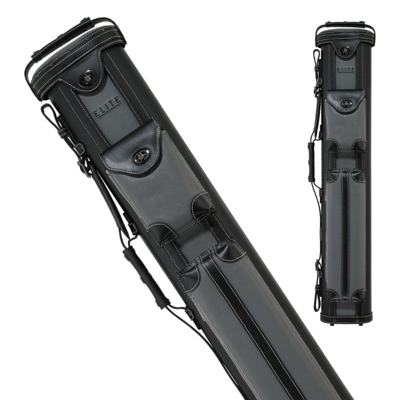 Elite ECV37 3x7 Vintage Leather Cue Case - Billiard and Pool Center