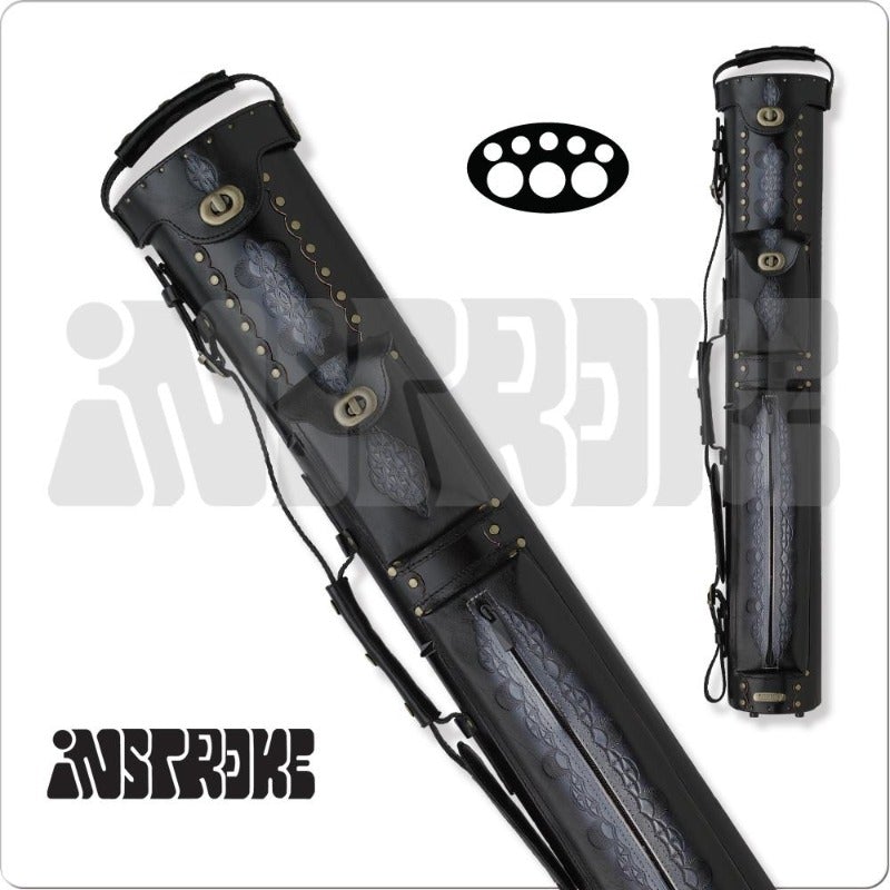 Instroke IST35 Tooled 3x5 Leather Case - Billiard and Pool Center