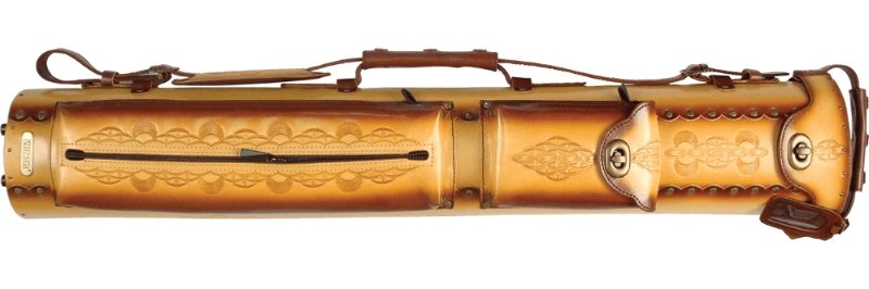 Instroke IST37 Tooled 3x7 Leather Case - Billiard and Pool Center