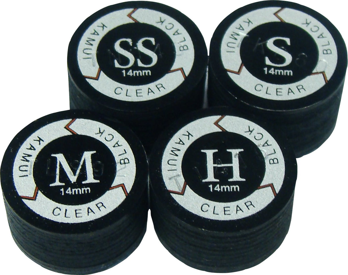 Kamui Clear Black QTKCLRBLK Cue Tip - Single - Billiard and Pool Center