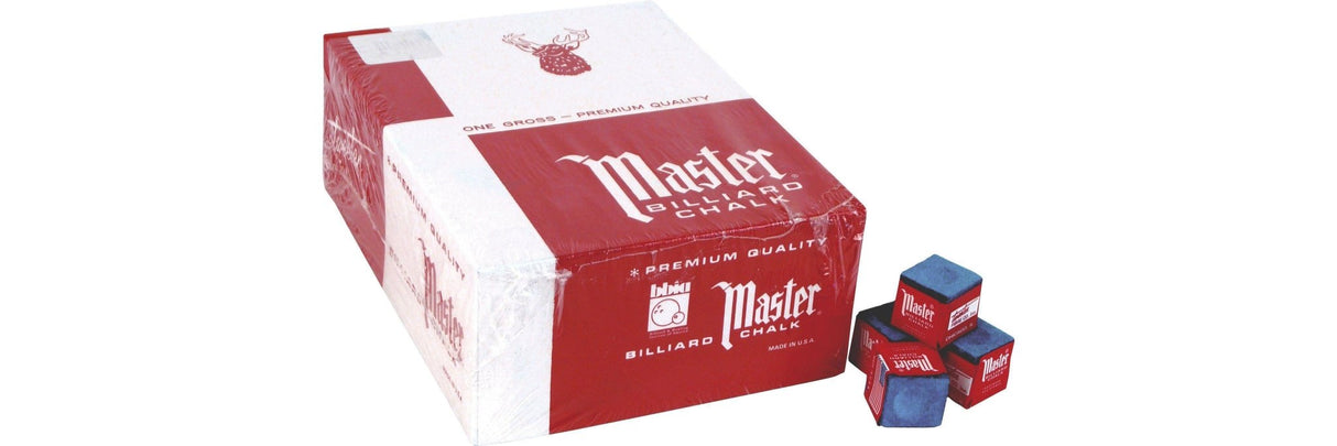 Master Chalk CHM Box of 144 - Billiard and Pool Center