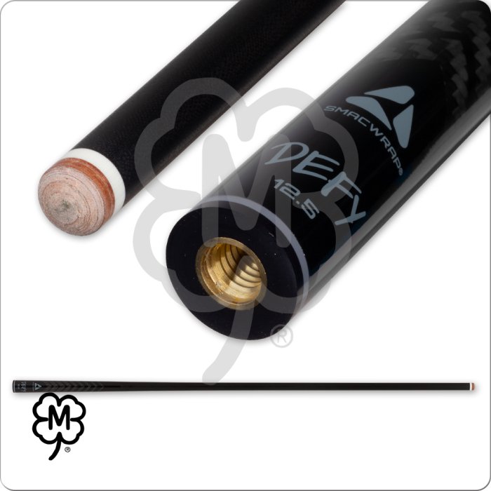 McDermott MCDCF Defy Carbon Fiber Shaft 12.5mm Grey Collar - Billiard and Pool Center