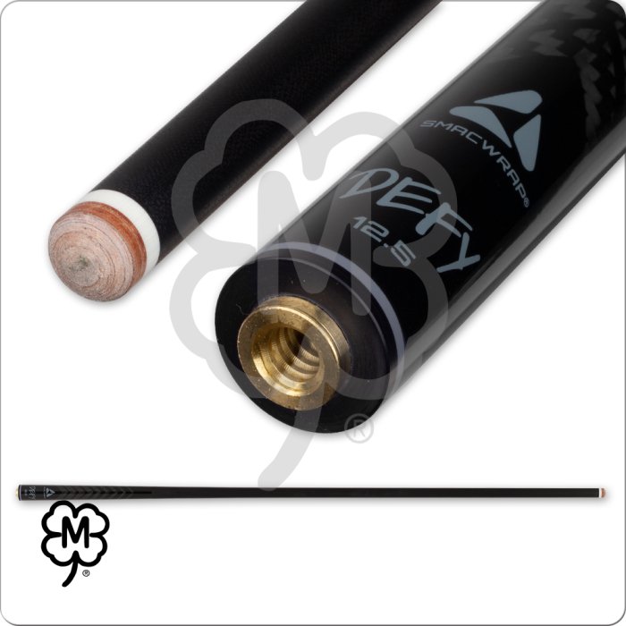 McDermott MCDCF Defy Carbon Fiber Shaft 12.5mm Grey Collar - Billiard and Pool Center