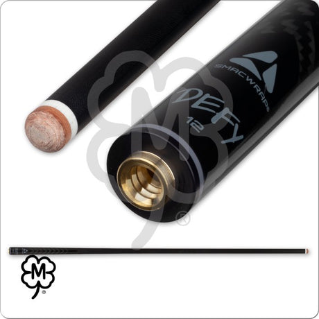 McDermott MCDCF Defy Carbon Fiber Shaft 12mm Grey Collar - Billiard and Pool Center