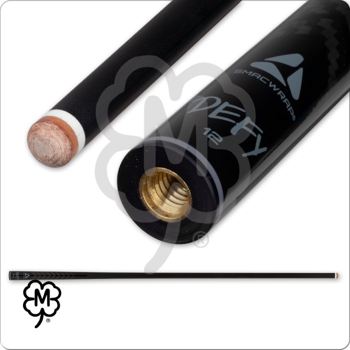 McDermott MCDCF Defy Carbon Fiber Shaft 12mm Grey Collar - Billiard and Pool Center
