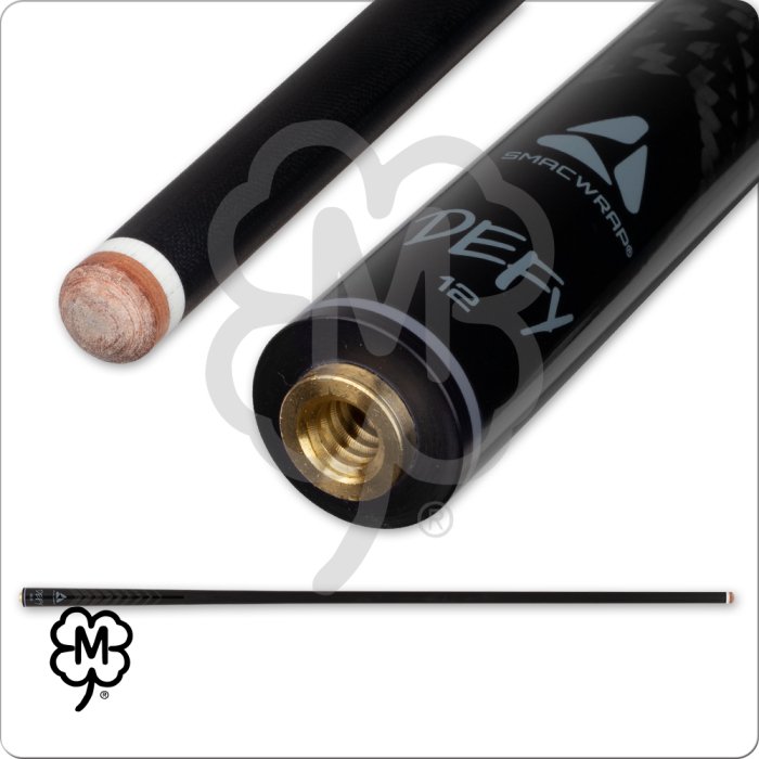 McDermott MCDCF Defy Carbon Fiber Shaft 12mm Grey Collar - Billiard and Pool Center