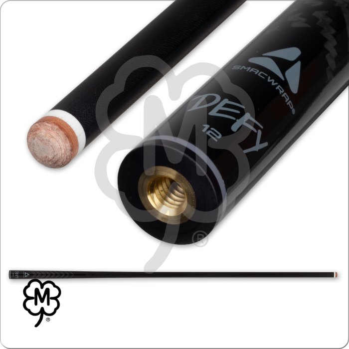 McDermott MCDCF Defy Carbon Fiber Shaft 12mm Grey Collar - Billiard and Pool Center