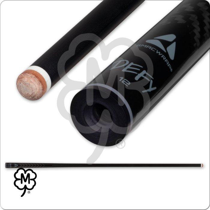 McDermott MCDCF Defy Carbon Fiber Shaft 12mm Grey Collar - Billiard and Pool Center