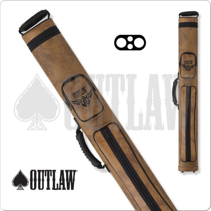 Outlaw OLH22 2x2 Hard Cue Case - Billiard and Pool Center