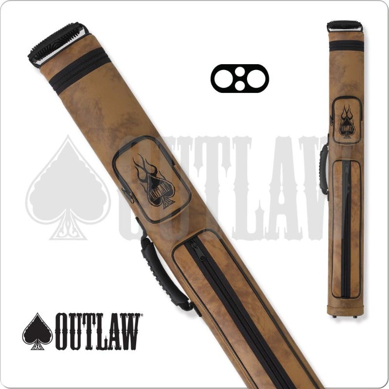 Outlaw OLH22 2x2 Hard Cue Case - Billiard and Pool Center