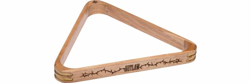 Outlaw RK8OL Wooden Triangle Rack - Billiard and Pool Center