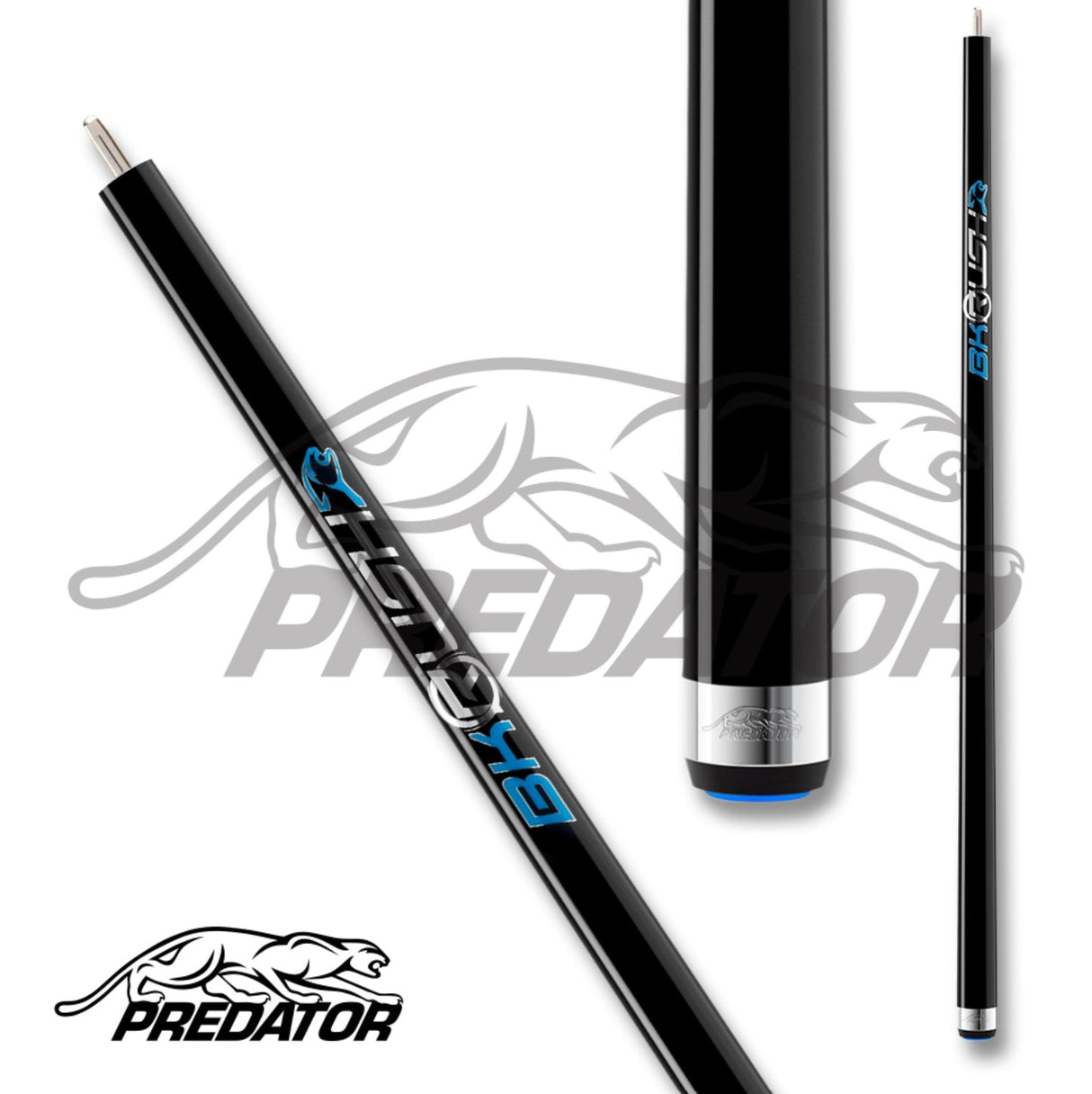 Predator Rush PRERBKN BLACK Break Cue - No Wrap - Billiard and Pool Center