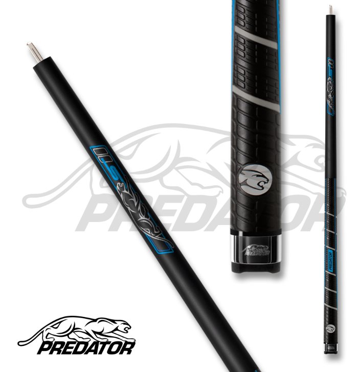 Predator Sport 2 PRES3W Black Cue W/ Wrap - Billiard and Pool Center