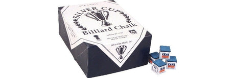 Silver Cup CHS144 Chalk - Box of 144 - Billiard and Pool Center