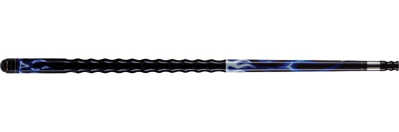 Stealth STH04 Pool Cue - Blue Flames - Billiard and Pool Center
