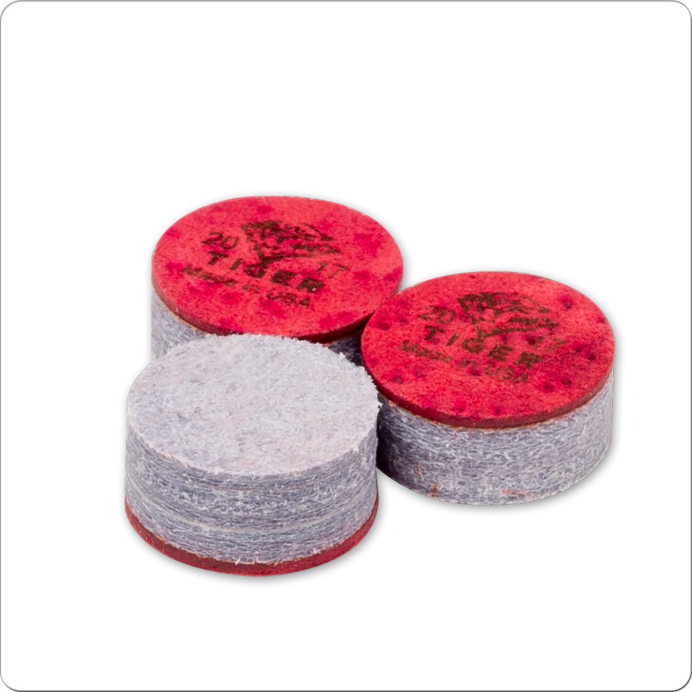 Tiger Laminated QTTLT12 Cue Tip - Box of 12 - Billiard and Pool Center