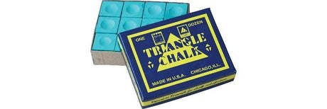 Triangle Chalk CHT12 Box of 12 - Billiard and Pool Center