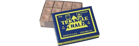 Triangle Chalk CHT12 Box of 12 - Billiard and Pool Center