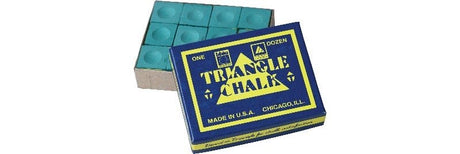 Triangle Chalk CHT12 Box of 12 - Billiard and Pool Center