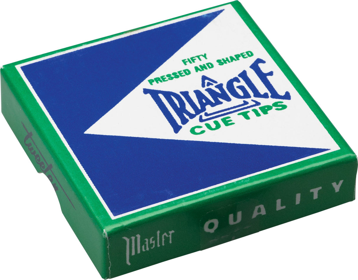 Tweeten Triangle QTTRIA50 Cue Tip - Box of 50 - Billiard and Pool Center