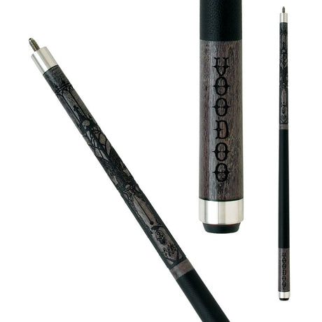 Voodoo Grey VOD13 Cemetery Pool Cue - Billiard and Pool Center