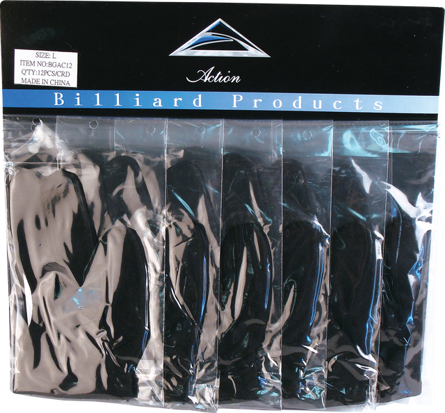 Action BGLAC12 Glove - 12ct Display - Billiard & Pool Center