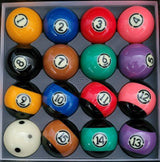 Aramith BBABK Black Pool Ball Set - Billiard and Pool Center