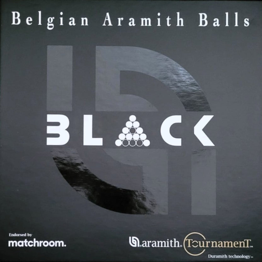 Aramith BBABK Black Pool Ball Set 1 - Billiard and Pool Center