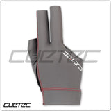 Cuetec Axis Glove Grey - Bridge Hand Right - Billiard_And_Pool_Center