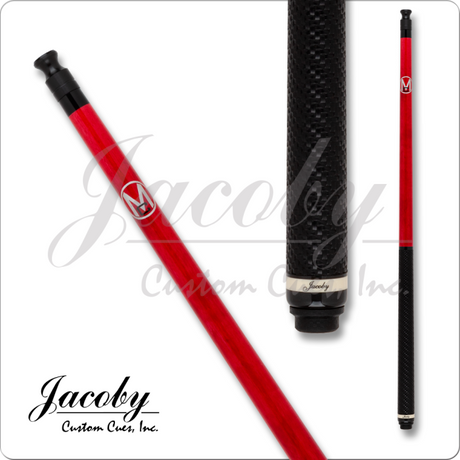 Jacoby JCBMCW Monster Crush Cue - Sport Grip Red - Billiard & Pool Center