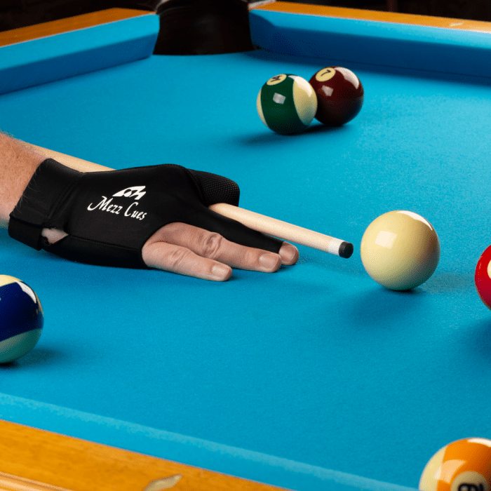 Mezz BGZZB Black Billiard Glove - Universal - Billiard and Pool Center