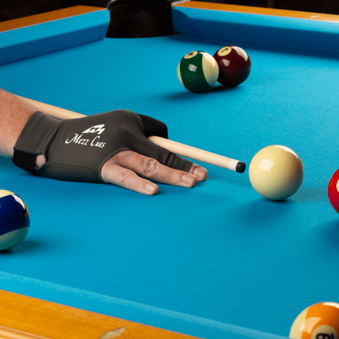 Mezz BGZZG Grey Billiard Glove - Universal - Billiard and Pool Center